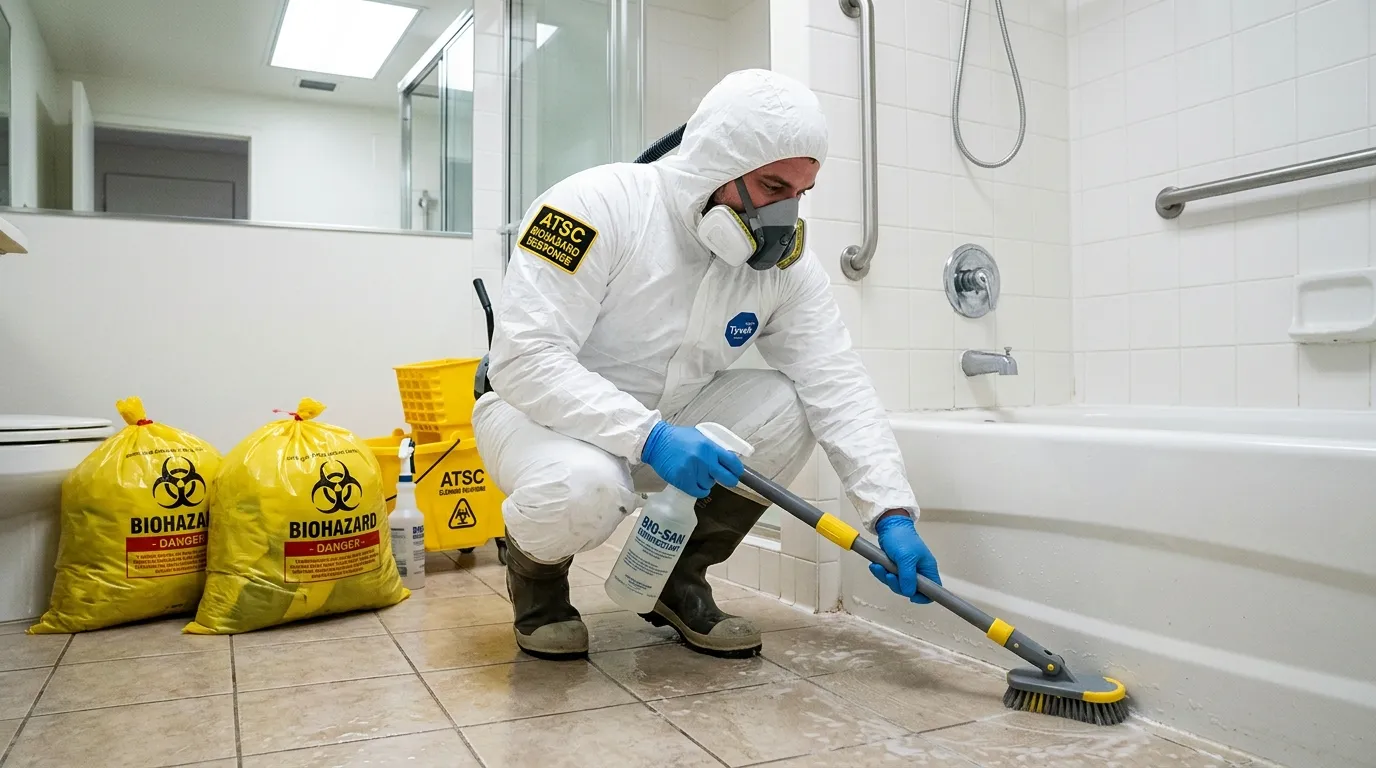 Decontamination equipment deployed for Blood Cleanup in Boynton Beach